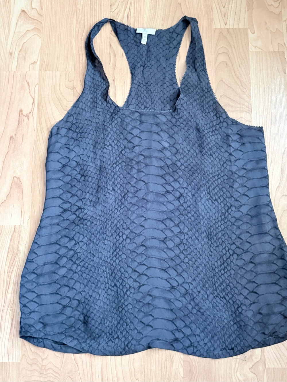 Joie Grey Top 100% silk
